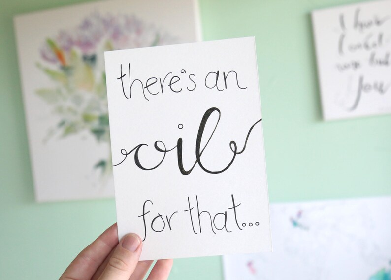 Essential Oils Art Print, Instant Download, Young Living, Printable ...