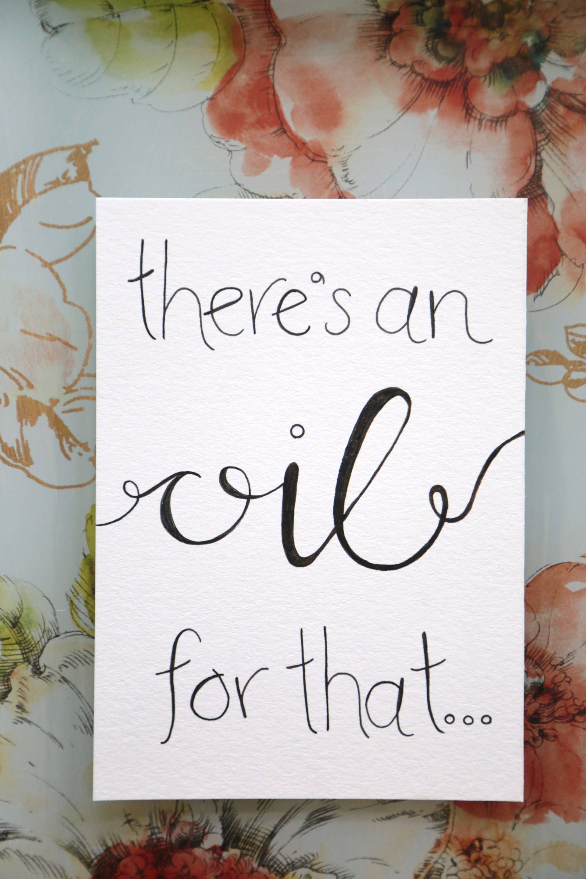 Essential Oils Art Print, Instant Download, Young Living, Printable ...