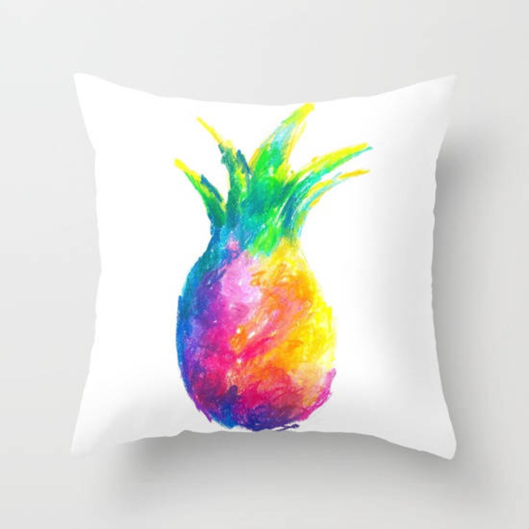 Pineapple Pillows, Tropical Pillow, Pineapple Pillowcase, Housewarming Gift, Pineapple Pillow