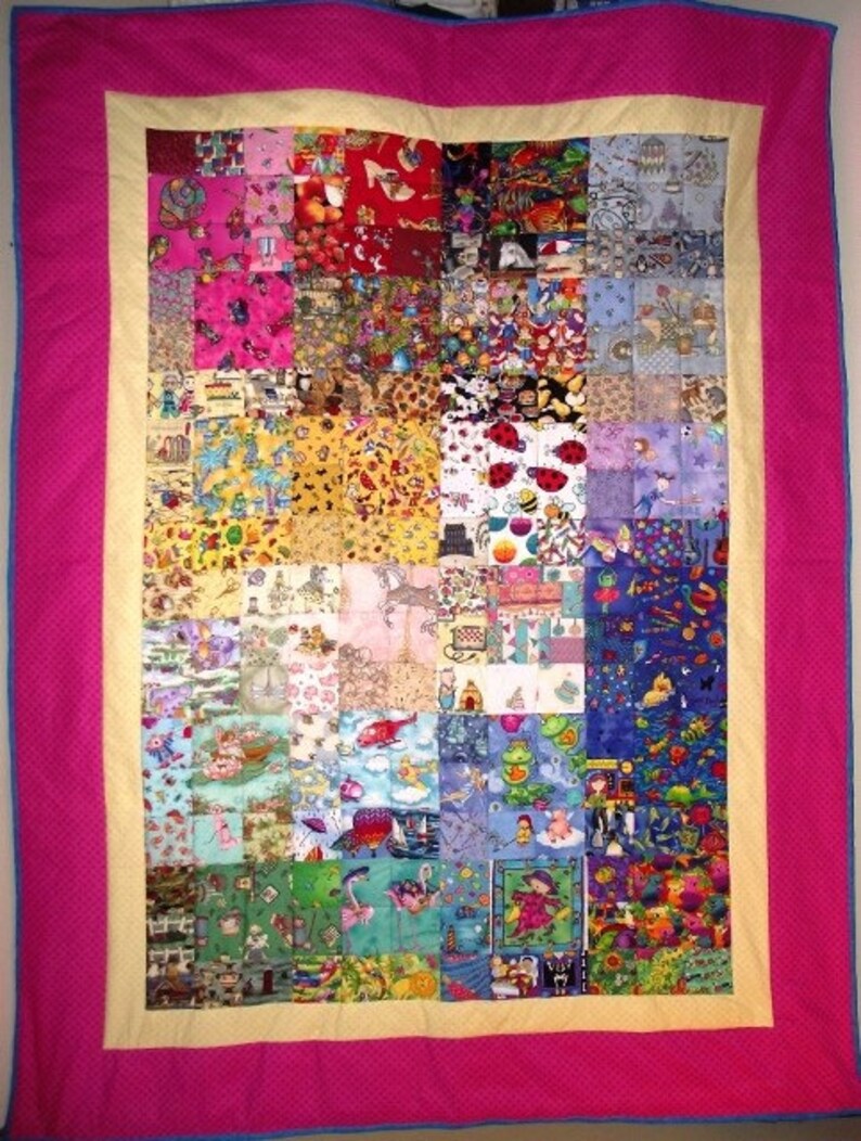 Girls I Spy Single Bed Quilt KIT Etsy