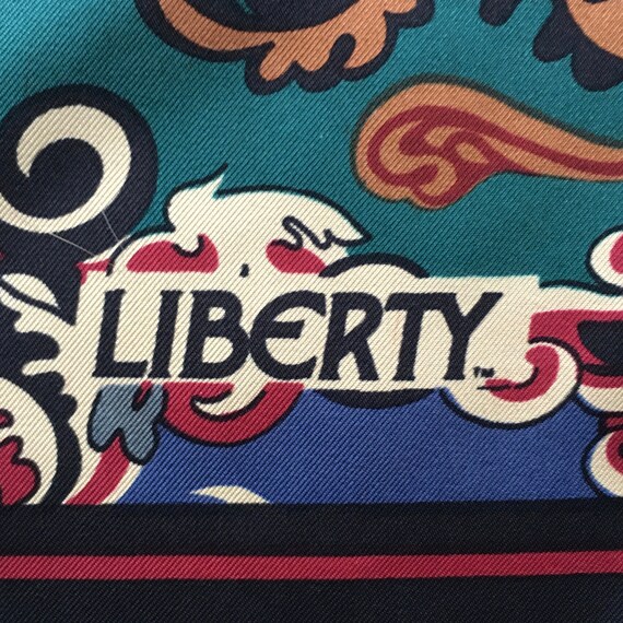 Liberty / print / large / square / silk twill / v… - image 1