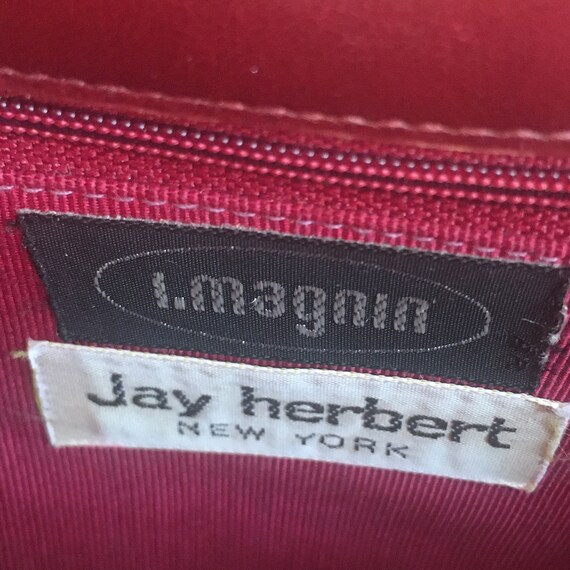 Vintage / Jay Herbert / I. Magnin / oxblood / Bur… - image 6