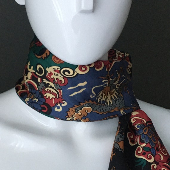 Liberty / print / large / square / silk / vintage