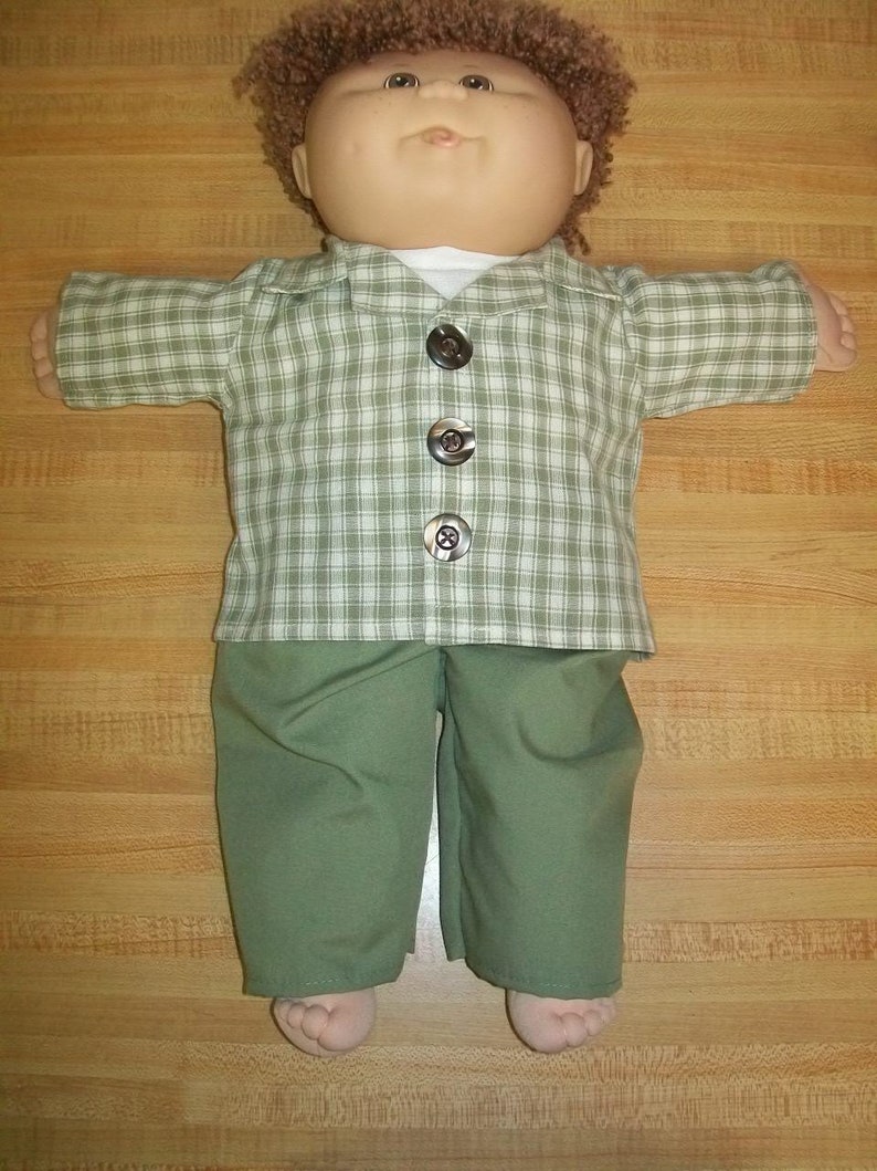 3 pc BACK TO SCHOOL OUTFIT for 20/" TRU cabbage patch cpk kids shirt jacket pants