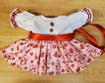 STRAWBERRY SHORTCAKE KLEID W / Schleife Schärpe