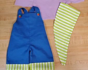 HUCKLEBERRY PIE Outfit von Strawberry Shortcake für 16 "CPK Cabbage Patch Kinder