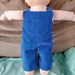 Surtido de CORDONES - OVEROL de pana para Cabbage Patch Kids CPK de 16"