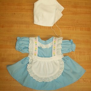 NEDERLANDS meisje FOLK outfit van jurk schort cap voor 16 inch CPK Cabbage Patch Kids