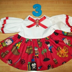 20-22&quot; shirts pants skirts dress pirates Thomas train