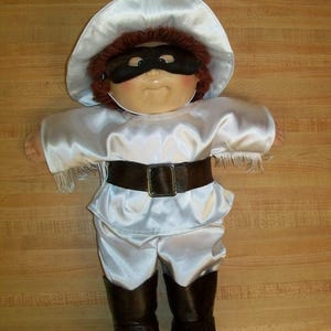Vintage style Halloween costumes for 16" CPK Cabbage Patch Kids devil ghost witch pumpkin cowboy cowgirl pirate indian Lone Ranger
