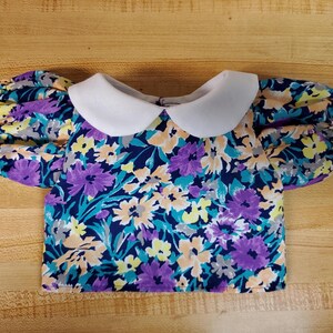 Collection de chemisiers fleuris et ricrac pour filles pour poupées CPK de 40 cm pour poupées enfants