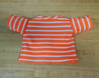 Neues breiteres Streifen STRICK TEE SHIRT für 16 "- 18" Cabbage Patch Kids cpk oder ähnliche Puppen
