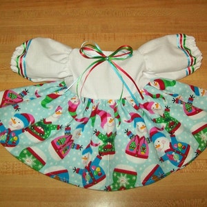 CHRISTMAS snow snowflake DRESS COLLECTION for 16" cpk Cabbage Patch Kids