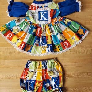 DR. SEUSS pour poupées enfants CPK chou patch 16"--robe chemise salopette-pull--chat dans le chapeau-blocs