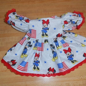 PATRIOTISK 4 JULI-stjärnkollektion av klänningar, skjortor till 16" Cabbage Patch Kids cpk-dockor