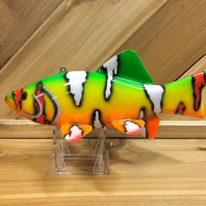 Red N White/ Firetiger &quot;Riptile&quot; Spearing Decoy
