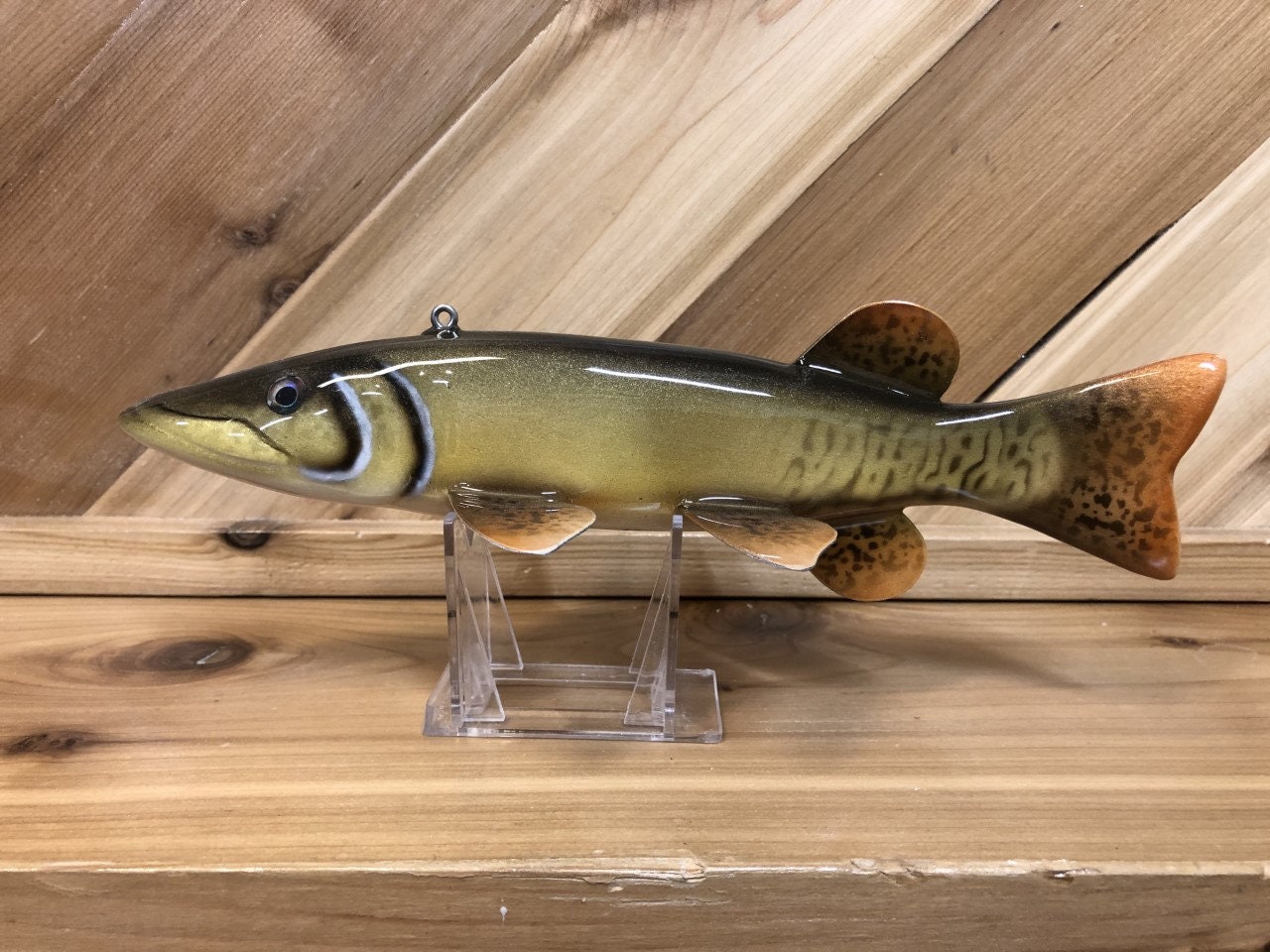 Clear Musky Spearing Decoy 