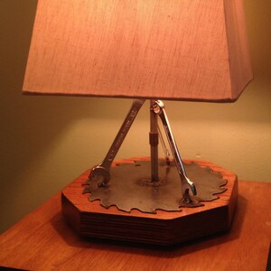Desk Lamp - Upcycled Tools