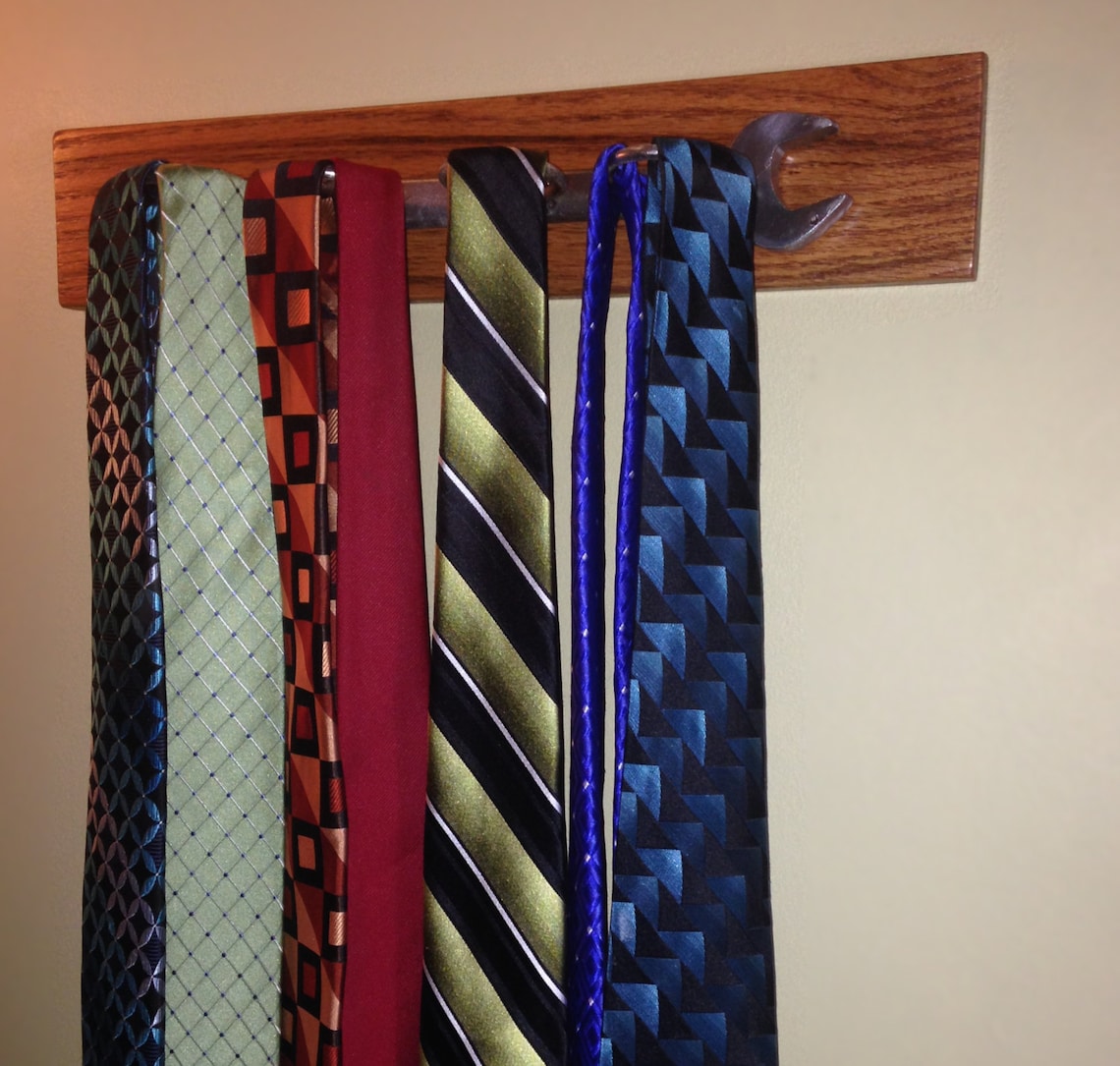 Tie Rack / Necktie Holder Etsy