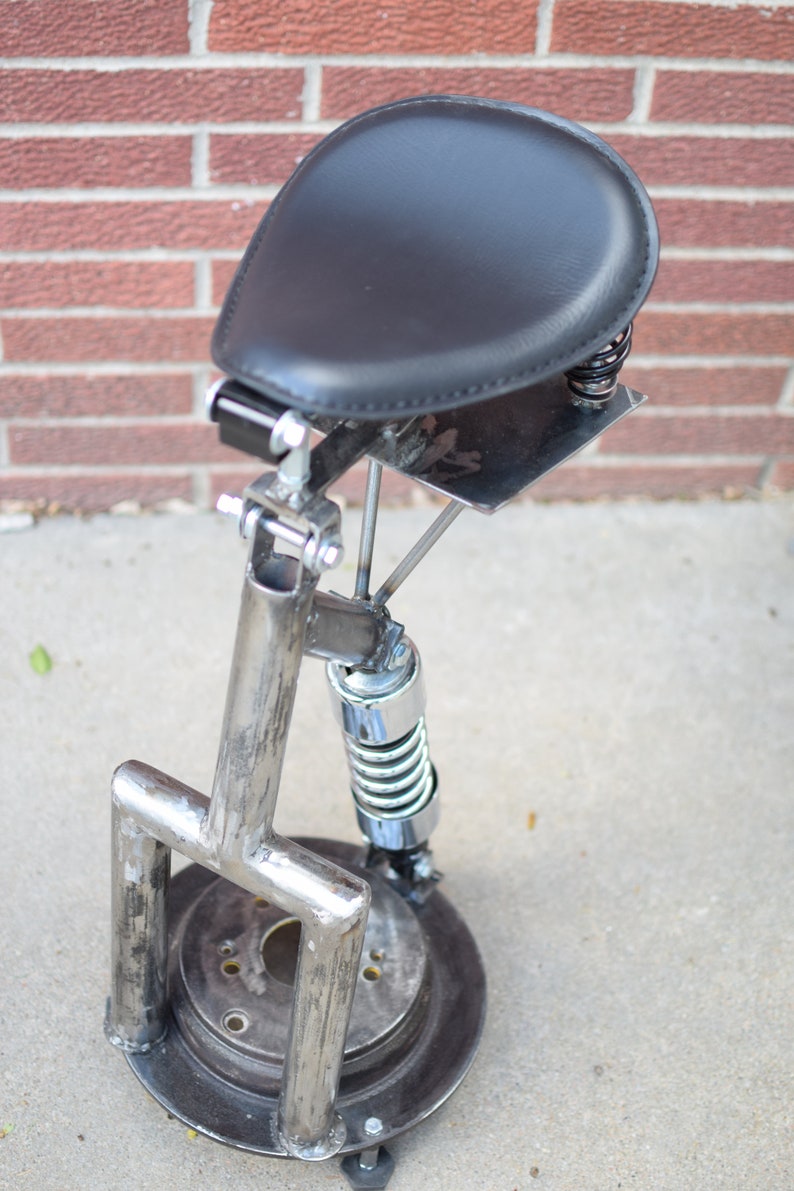 Motorcycle Seat Bar Stool With Solo Bobber Seat. - Etsy