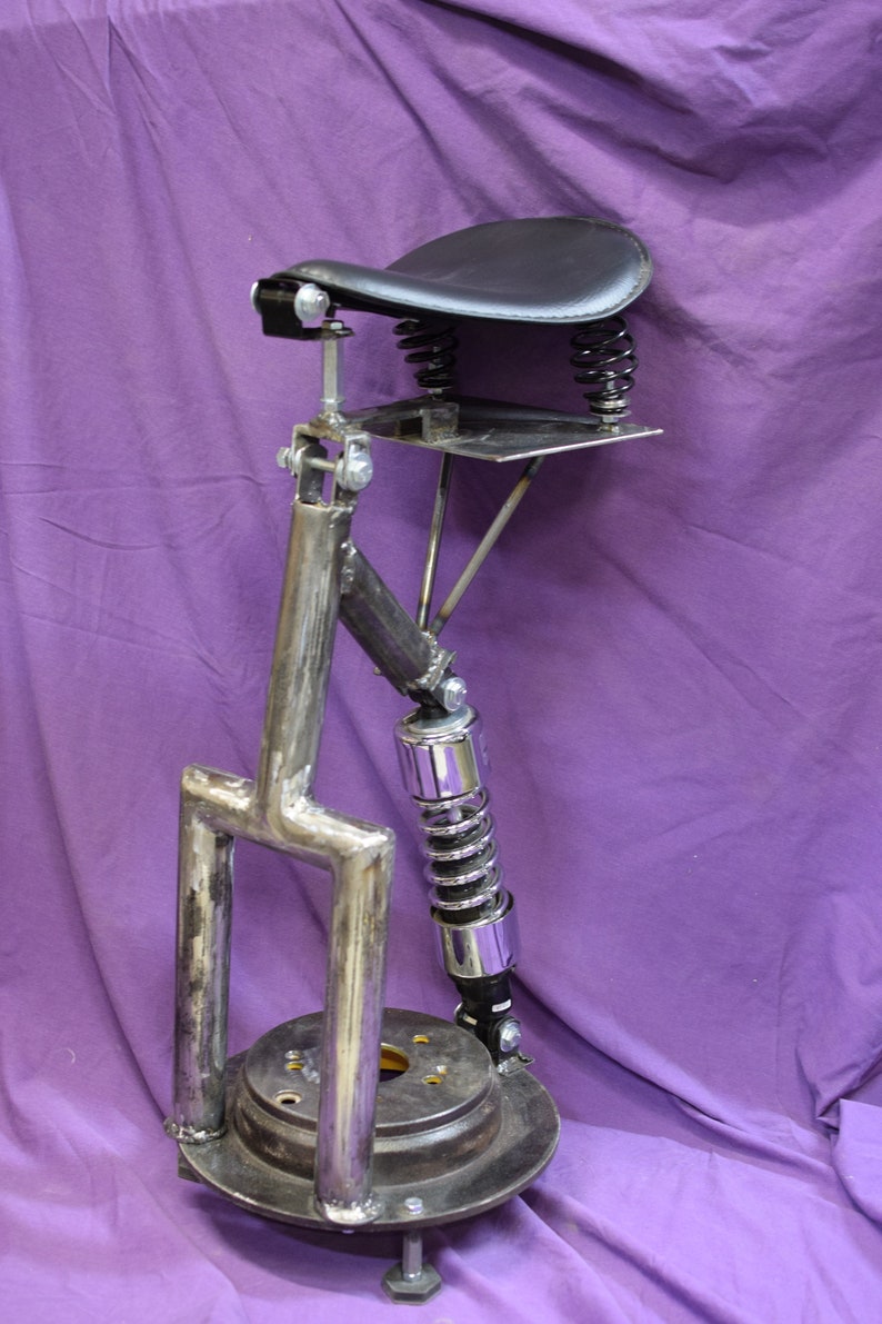 Motorcycle Seat Bar Stool With Solo Bobber Seat. - Etsy