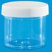 6 x 2oz Clear Plastic Jar