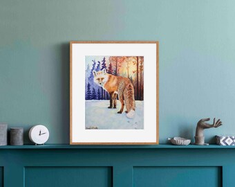 Follow Me - Fox - Limited-Edition Art Prints