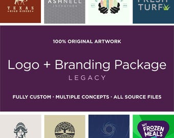 Custom Logo & Branding Package: Small Business Rebranding