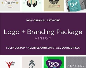 Custom Logo & Branding Package: Small Business Rebranding Kit