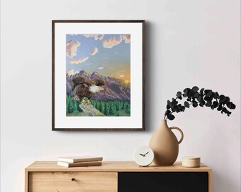 Mountain's Majesty - Bald Eagle - Limited-Edition Art Prints