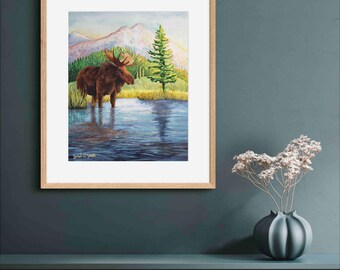 Highland Hues - Moose - Limited-Edition Art Prints