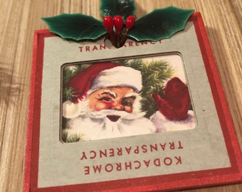 Handgefertigtes Kodachromo Dia, Weihnachtsschmuck