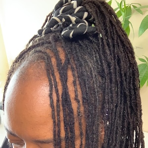 Dreadlocks Hair Tie, 21 inch,  Braids, Locs, Dreadlocs, Long Hair, Sisterlocs, dreadlock wrap, Locs, Curly Locs, Animal Prints