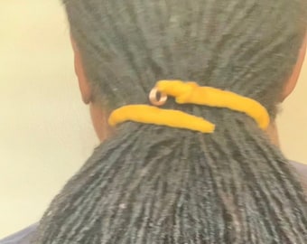 Bendable Dreadlocks Tie: Jersey Hair Wrap, Braid Accessory