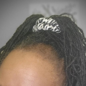 Dreadlocks Hair Tie, 12-40in, Spiral Bendable Hair Tie, Braids, Locs,  PonyTail holder, dreadlock tie, Loc Styles, Fabric Hair Wire