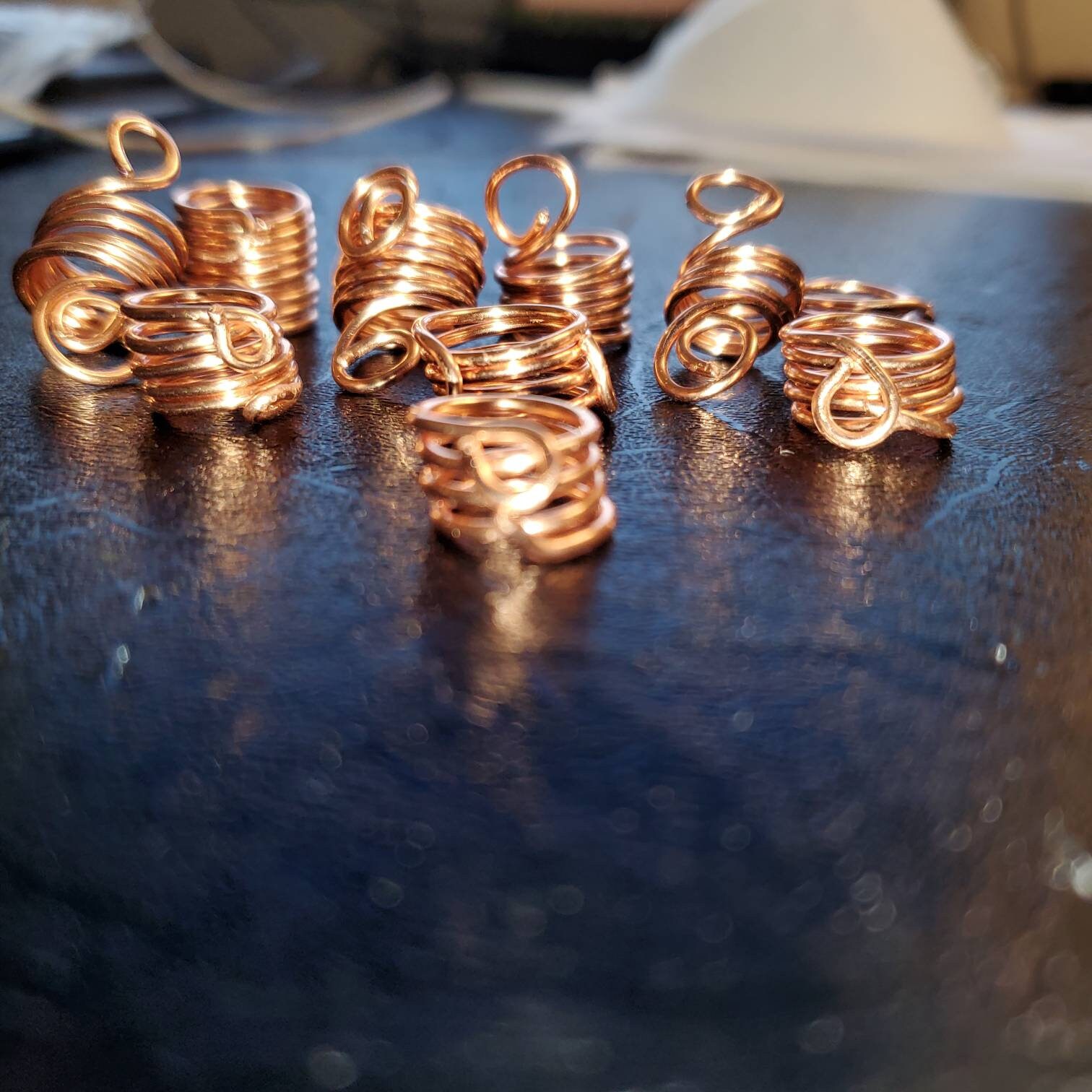 4/$15 Dreadlock Deco Set Beads Dreads Braids Wire Metal Coils Braiding Thread Amazon.com: 189 Pieces of Dreadlock Jewelry, Beads for Hair  main image 3