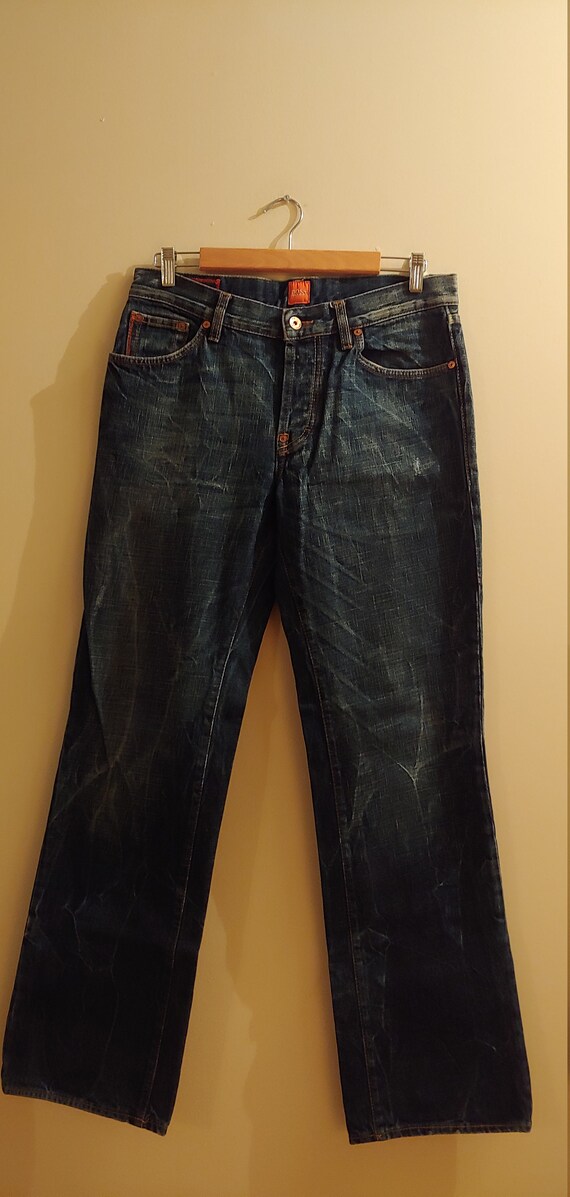 Vintage Hugo Boss Dark Toned Blue Jeans 