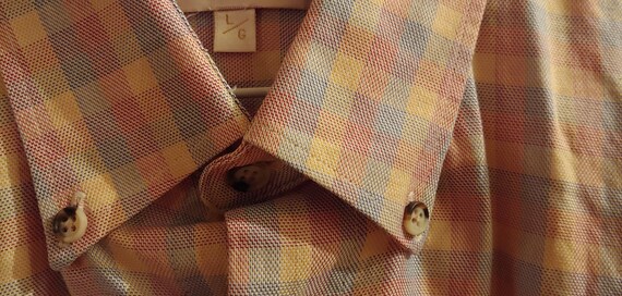 Vintage Cotton Candy Colored Viyella Button Up