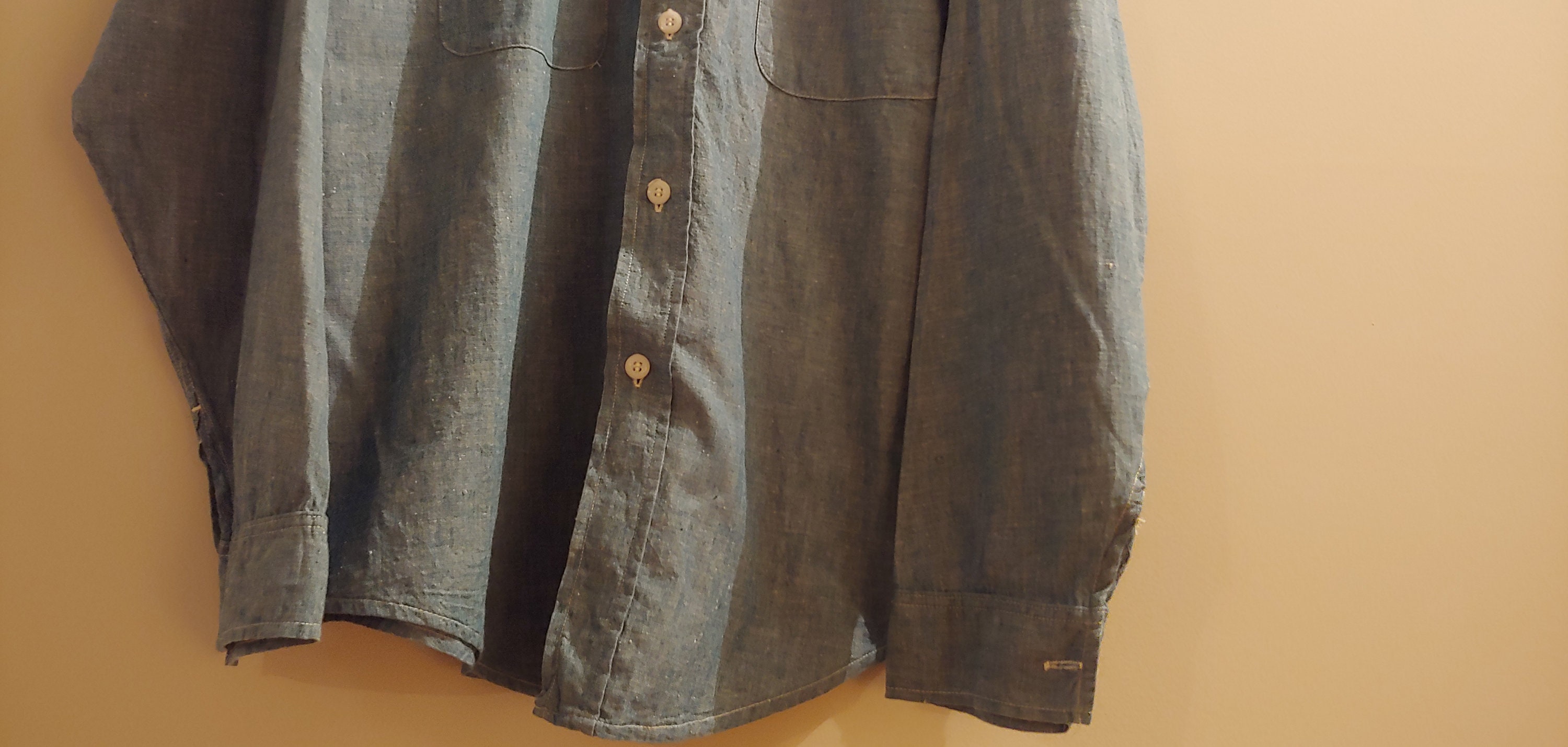 Vintage Beltex Sanforized Cotton Work Shirt | Etsy
