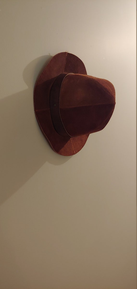 Vintage Leather Jaguar Western Fedora