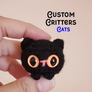 Custom Mini Cat Pocket Plush | Gift for Cat Lovers | Made to Order