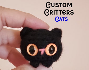 Custom Mini Cat Pocket Plush | Gift for Cat Lovers | Made to Order