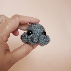 Octopus Custom Crochet Stuffed Animal | Personalized Mini Octopus Desk Toy