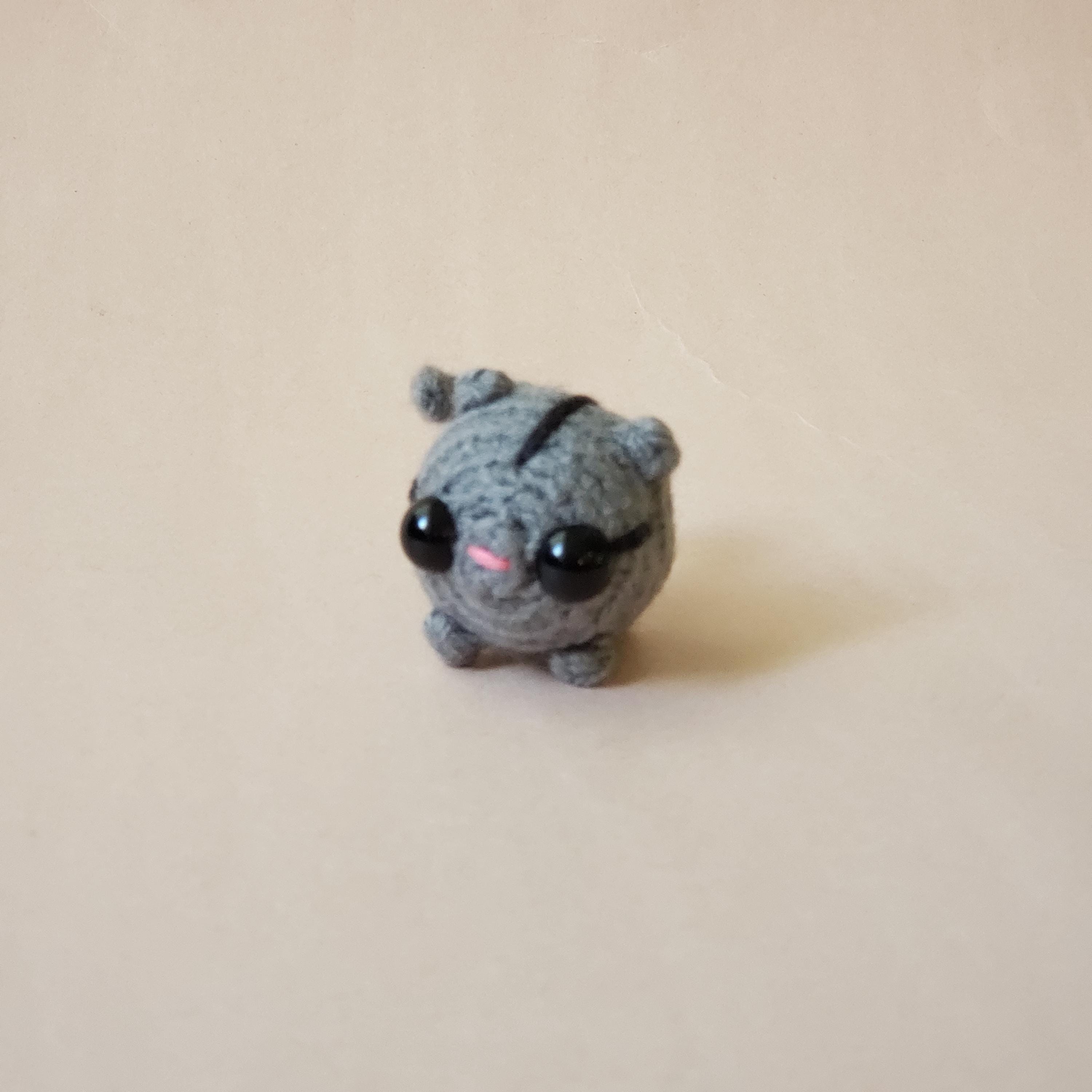 Crochet Sugar Glider Plush: Pocket Pet, Fairycore Ornament