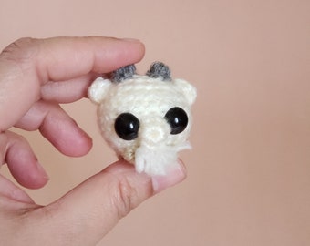 Mini Capricorn Goat Crochet Pocket Pet Plush Desk Toy | Capricorn Zodiac Ornament | Capricorn keychain | Zodiac Collection
