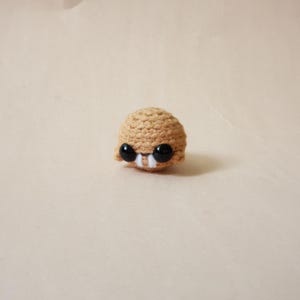 Mini Walrus Crochet Pocket Pet Plush Desk Toy | Walrus Ornament | Walrus Keychain Purse Charm