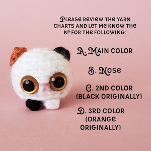 Calico Cat Custom Crochet Mini Plushie: pocket hug ~ desk pet image 7