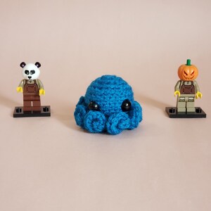 Custom Octopus Crochet Desk Pet | Personalized Octopus Mini Plush