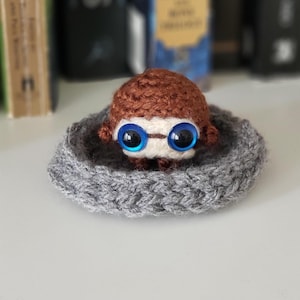 Mini Sloth Crochet Pocket Pet Plush Desk Toy | Sloth Keychain Purse Charm | Sloth Ornament | Gifts under 15