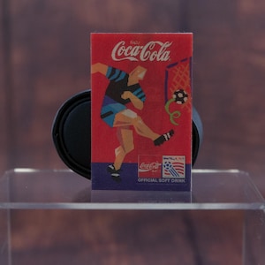 Vintage 1994 Coca-Cola USA 94 World Cup Soccer Official Soft Drink Hologram Pin